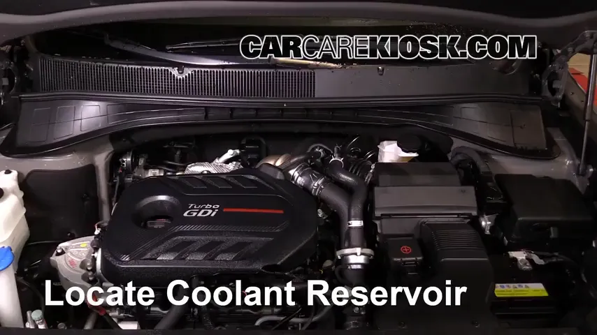 2017 Kia Sorento EX 2.0L 4 Cyl. Turbo Coolant (Antifreeze) Flush Coolant